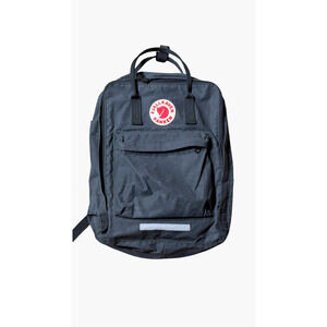 Fjallraven Kanken Laptop 15 Black School Travel Reflective Strip Sports Gym